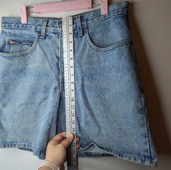 Vintage 90s Bluenotes Denim Jean Shorts Women Junior Size 13 - Picture 6 of 8